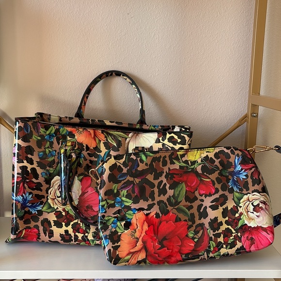 Versona Handbags - Versona Multicolored Leopard Print Purse w/ Crossbody (2)